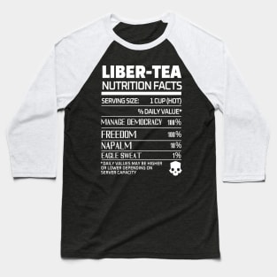 Helldivers 2 'Liber-tea' Nutrition Baseball T-Shirt